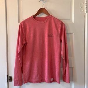 Vineyard Vines Whale Logo Long-Sleeve Harbor Performance Tee - XS